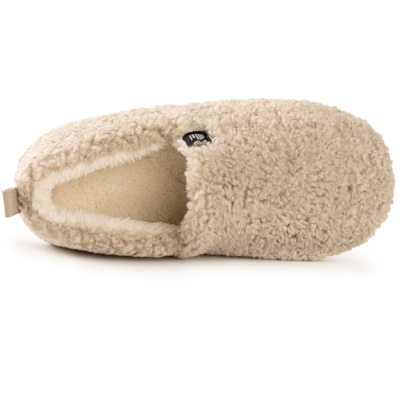 RockDove Women's Faux Shearling Closed Back Slipper with Memory Foam